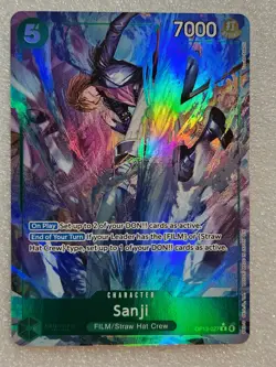 Sanji (Alternate Art) OP13-027 Carrying On His Will One Piece TCG Foil NM - Image 1
