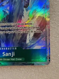Sanji (Alternate Art) OP13-027 Carrying On His Will One Piece TCG Foil NM - Image 4