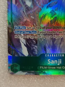 Sanji (Alternate Art) OP13-027 Carrying On His Will One Piece TCG Foil NM - Image 5