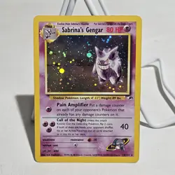 Sabrina's Gengar 14/132 Holo Rare Gym Heroes Pokemon Card HP - Image 1