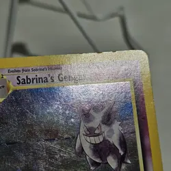 Sabrina's Gengar 14/132 Holo Rare Gym Heroes Pokemon Card HP - Image 5