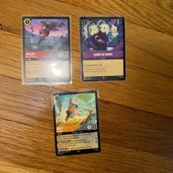 2025 Disney Lorcana Archazia’s Island Card Lot Legendary Super Rare Mixed Card - Image 3