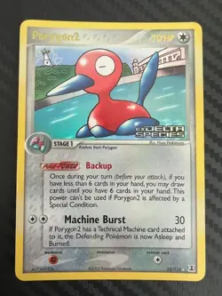 Pokemon TCG Porygon2 EX Delta Species 25/113 Reverse Holo Rare HP - Image 1