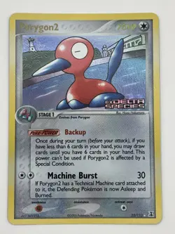 Porygon2 25/113 Reverse Holo 2005 EX Delta Species Pokemon TCG 25/113 LP+/NM - Image 1