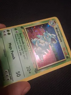 Pokemon TCG Nidoqueen Jungle 7/64 Holo 1st Edition Holo Rare DMG - Image 3