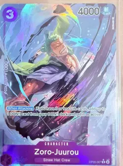 Zoro-Juurou (Alternate Art) OP05-067 Awakening of the New Era Foil - Image 1