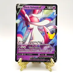 Dark Sylveon V SWSH134 - Celebrations - Black Star Promo Holo - Pokemon TCG - NM - Image 1