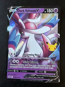 Dark Sylveon V SWSH134 Celebrations - Black Star Promo-NM/M - Pokemon Tcg - Image 1