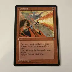 MTG: Pyroblast - LP - Ice Age - Commander Staple - Multiple Available- - Image 1