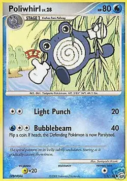 Pokemon Legends Awakened Common Card - Poliwhirl 115/146 - Image 1