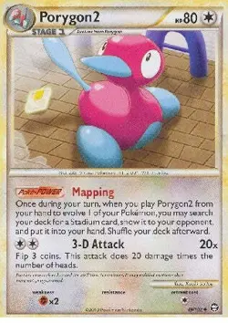 Pokemon Card HS Triumphant Porygon2 Uncommon 49/102 - Image 1