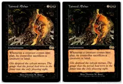 (2) Tainted Aether Cards, Urza's Saga, Never Played, MTG Magic - See Scans - Image 1