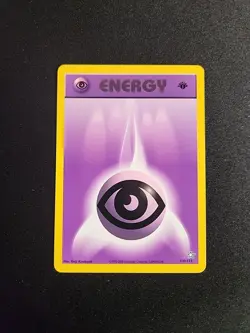 Psychic Energy 1st Edition 110/111 Neo Genesis Pokemon TCG Card NM 2000 - Image 1