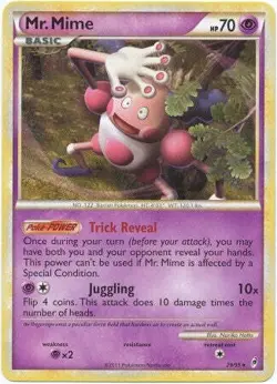 Pokemon Call Of Legends Mr. Mime 29/90 Rare Card - Image 1