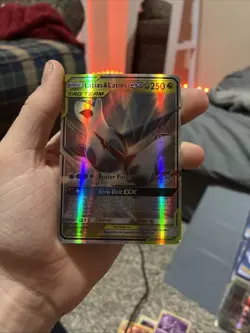 Pokemon Latias and Latios GX Tag Team Card Good Condition Ungraded 113/181 - Image 3