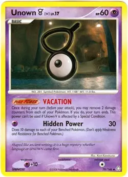 Pokemon Legends Awakened Uncommon Card - Unown V 79/146 - Image 1