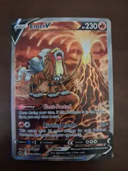 Entei v Crown Zenith Galarian Gallery Holo Ultra Rare Pokemon TCG GG36/GG70 - Image 1