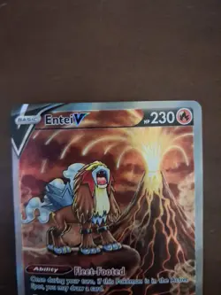 Entei v Crown Zenith Galarian Gallery Holo Ultra Rare Pokemon TCG GG36/GG70 - Image 2