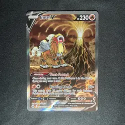 Entei V Crown Zenith: Galarian Gallery Gg36/Gg70 Holo Ultra Rare NM Pokemon TCG - Image 1