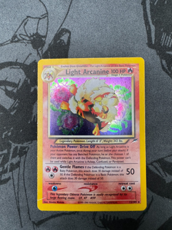 Light Arcanine 12/105 Neo Destiny Holo MP Pokemon TCG Vintage WOTC - Image 3