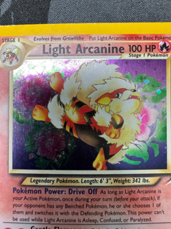 Light Arcanine 12/105 Neo Destiny Holo MP Pokemon TCG Vintage WOTC - Image 5