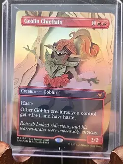 Goblin Chieftain (Borderless) Special Guests Lorwyn Eclipsed MTG Foil Near Mint - Image 3