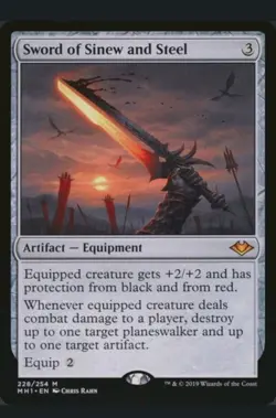 Sword of Sinew and Steel Modern Horizons Regular - Image 1