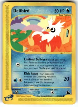 Delibird Skyridge Non-Holo Pokemon TCG Card 49/144 MP - Image 1