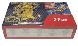 NEW Pokemon Surging Sparks Elite Trainer Box 2-Pack Booster Bundle Pokemon - Image 2