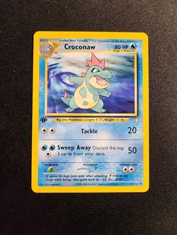 Croconaw - 1st Edition - 32/111 Neo Genesis - Pokemon TCG - 2000 - Image 1