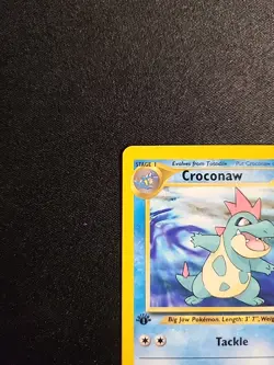 Croconaw - 1st Edition - 32/111 Neo Genesis - Pokemon TCG - 2000 - Image 2