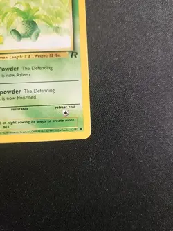 Oddish 63/82 Pokemon Team Rocket 1st Edition Common NM 2000 WOTC - Image 5