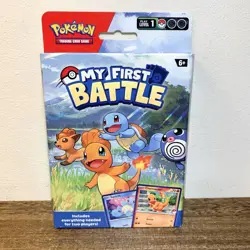Pokemon My First Battle Charmander And Squirtle TCG Set New - Image 1