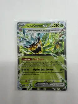 TEAL MASK OGERPON EX 025/167 Twilight Masquerade Double Rare Ultra Rare Pokemon - Image 1