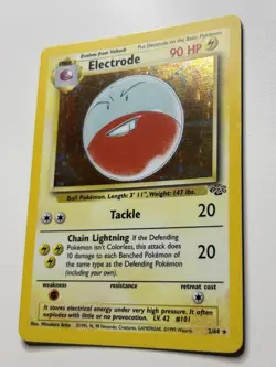 Pokemon TCG Electrode Jungle Holo Rare 2/64 Unlimited LP - Image 3