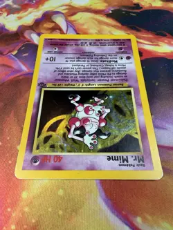 Mr Mime 6/64 MP Holo Rare Unlimited Jungle 1999 WoTC Pokemon TCG - Image 3