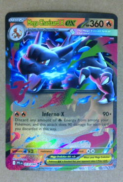 Pokemon TCG Mega Charizard X ex Phantasmal Flames Holo Double Rare 013/094 - Image 1