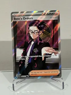 Boss’s Orders 256/217 Ultra Rare Full Art Pokemon TCG Ascended Heroes - Image 1