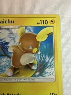 Pokemon TCG Alolan Raichu 17/30 Regular Sun & Moon Trainer Kit NM - Image 2