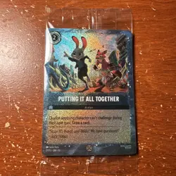 Sealed Disney Lorcana Putting It All Together Zootopia 2 Movie Promo Card 27/P3 - Image 1