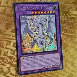 Albion the Sanctifire Dragon MP24-EN082 25th Anniversary: Dueling Mirrors Yugioh - Image 1