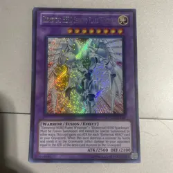 Elemental HERO Shining Flare Wingman LCGX-EN050 Unlimited Edition Secret Rare LP - Image 1