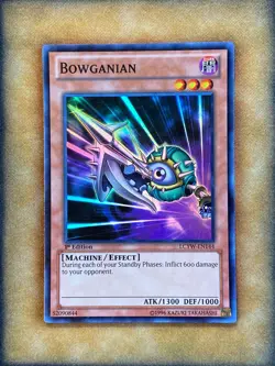 Yugioh Bowganian LCYW-EN144 Super Rare 1st Ed NM - Image 1