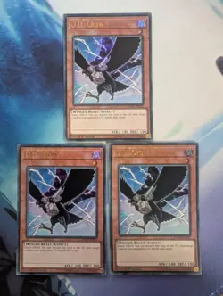 YuGiOh! D.D Crow DUDE-EN027 x3 PLAYSET 1st Ed Ultra Rare - Image 1