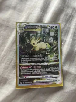 Pokemon TCG Leafeon VSTAR Crown Zenith Full Art Ultra Rare Card GG35/GG70 - Image 1