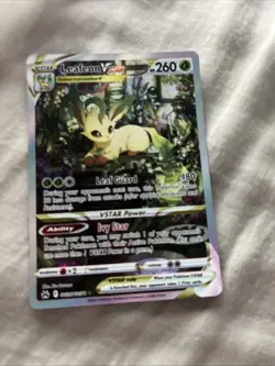 Pokemon TCG Leafeon VSTAR Crown Zenith Full Art Ultra Rare Card GG35/GG70 - Image 2
