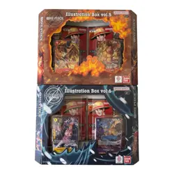 One Piece TCG Illustration Box Bundle Vol 5 & 6 Sealed Brand New Free Shipping - Image 1
