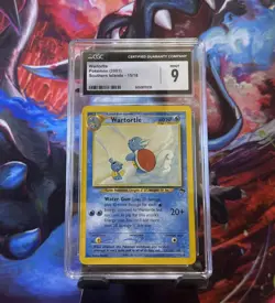 CGC 9 Wartortle Southern Islands 15/18 Graded Pokemon Card - Image 1