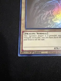 Yugioh Yu-Gi-Oh! Blue-Eyes White Dragon GFP2-EN175 1st Edition Ghost Rare NM - Image 3