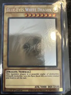 Blue-Eyes White Dragon - GFP2-EN175 - Ghost Rare - 1st Edition NM - Image 1